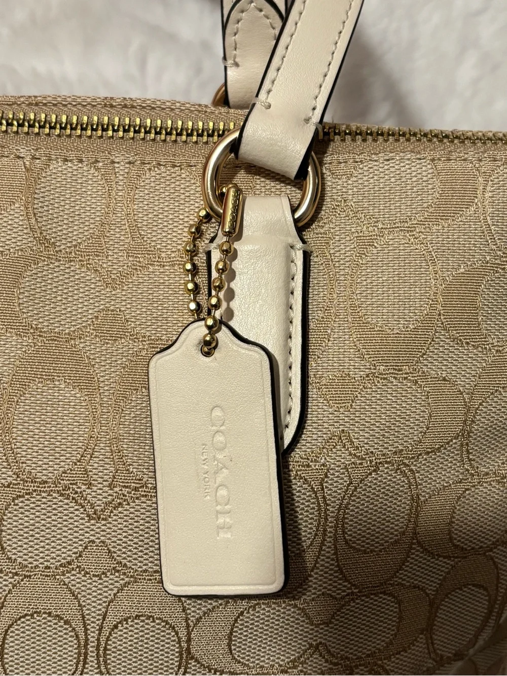✨ Coach Zip Top Tote in Signature Jacquard (Style No. F29958)